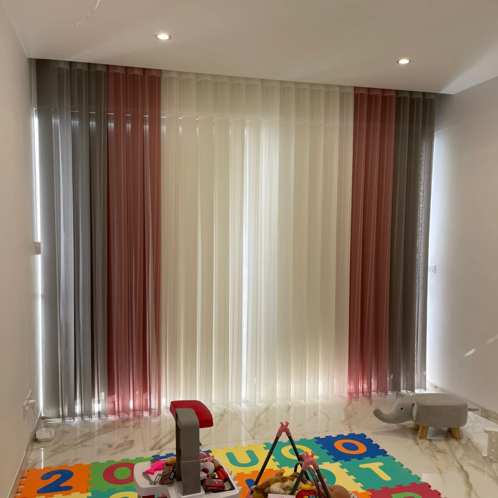 last design dream sun shading 180 degree free rotation fabric hanas curtain vertical sheer  blinds shades allusion blinds.