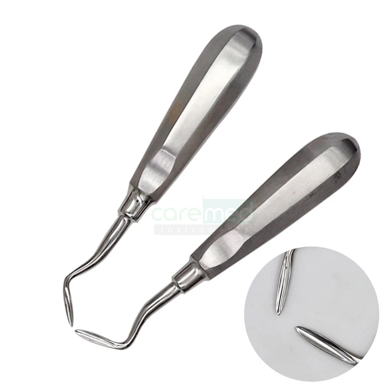  Стоматологический Лифт из нержавеющей стали стоматологические инструменты изогнутый корневой лифт прямой стоматологический лабораторный оборудование | Инструменты Caremed