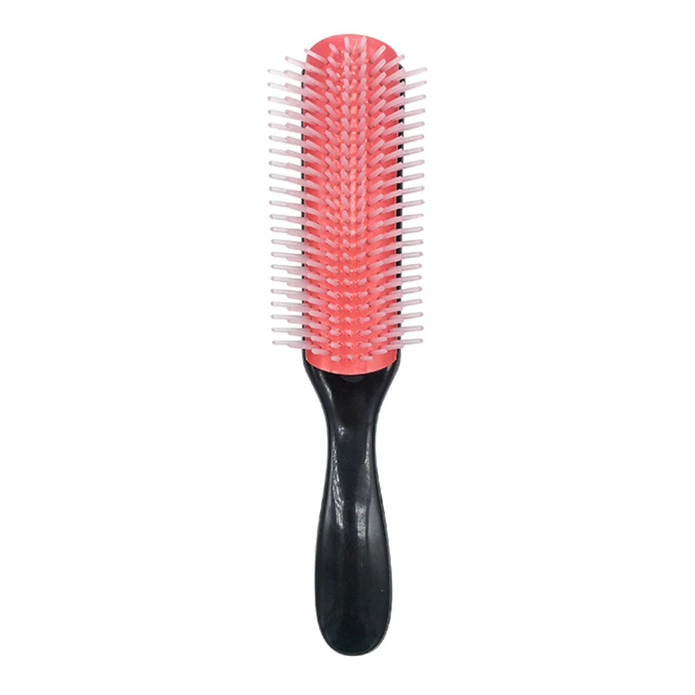 Wholesale Plastic Vent Detachable Paddle 9 Rows Denman Brush Detangling Massage Hair Brush Hairdressing Tools