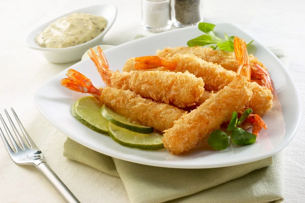 Глубокая обработка жарки четкие вкусные качественные свежие ингредиенты вакуумный пакет замороженные креветки Vannamei жареные Ebi фри
