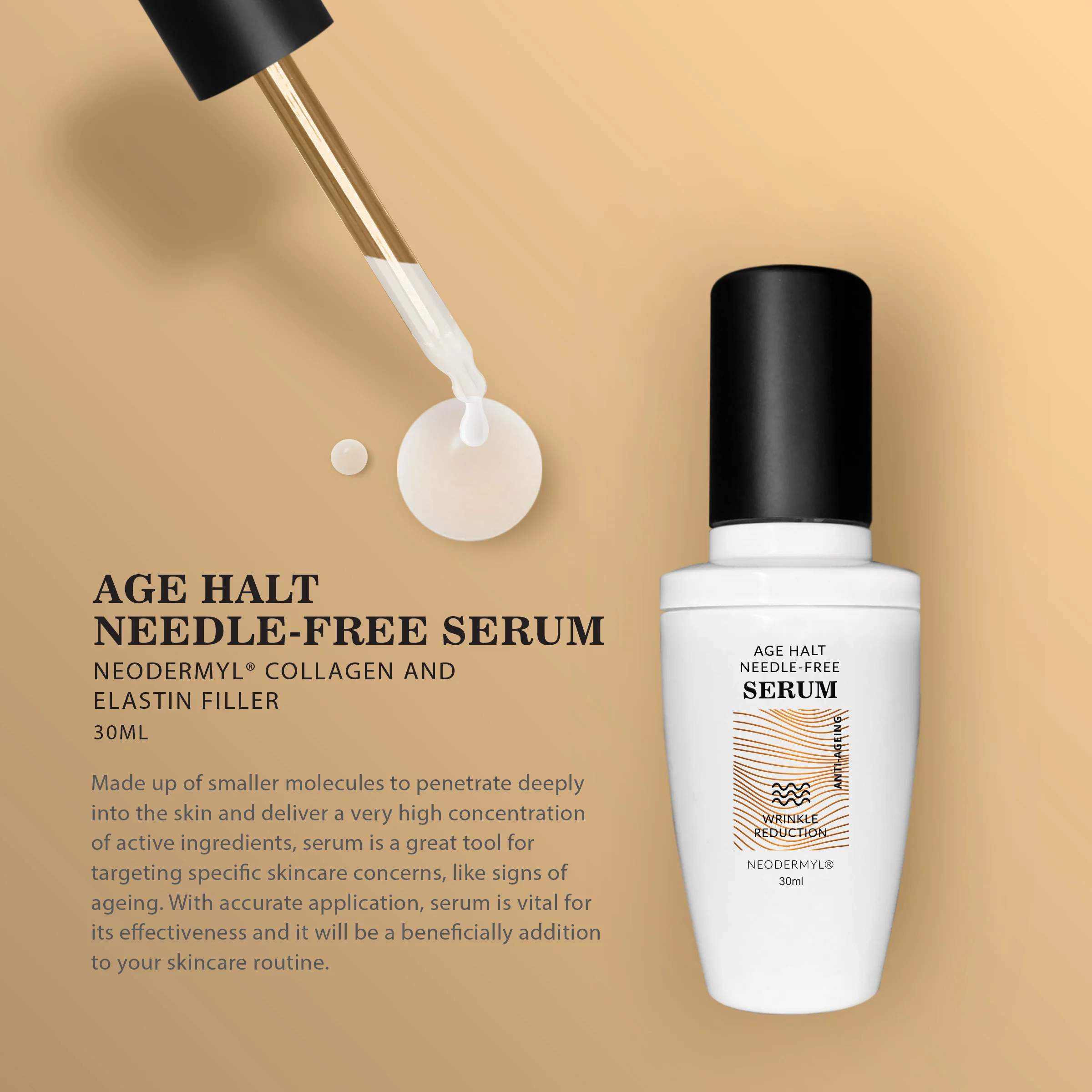 Best Award Professional Ingredients Neodermyl Collagen Best Anti Aging Serum Moisturizer Skin Care Set wrinkle prevention