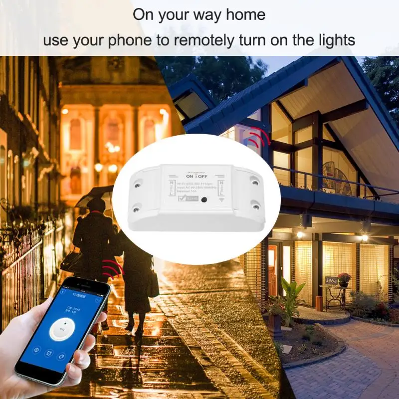 Tuya 10A Wifi Smart Circuit Breaker With Timer Setting App Remote And Alexa/Google Assistant Voice Control