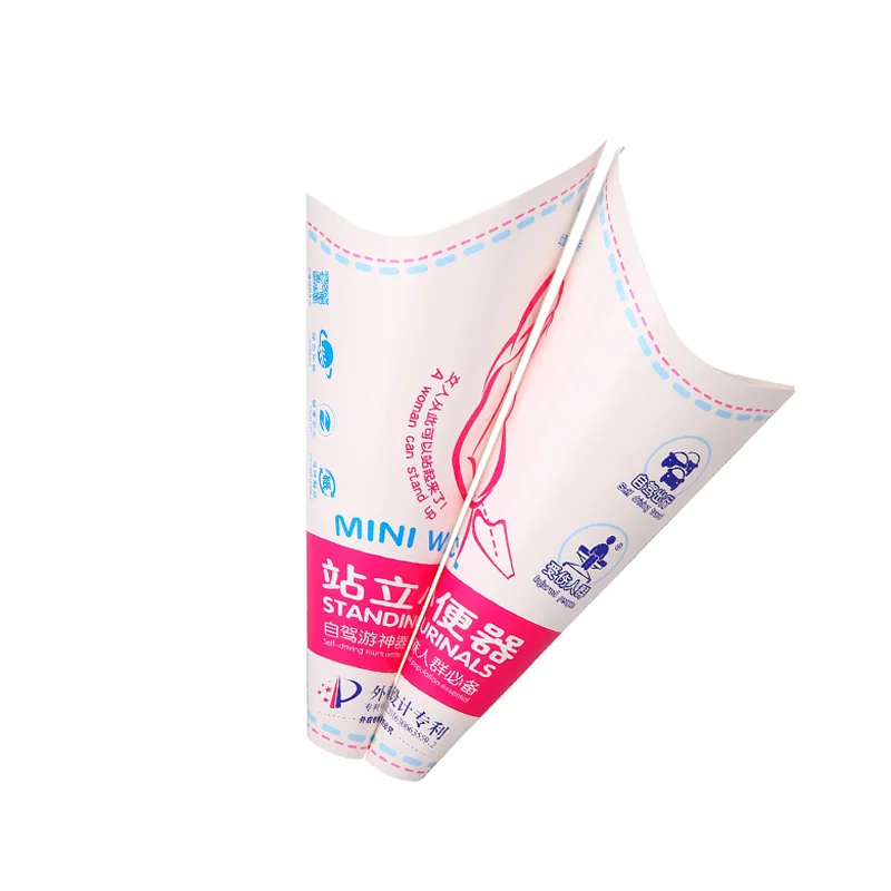 Best selling 2024 Urinal Travel Disposable Standing Paper Outdoor Urinal Device for Women