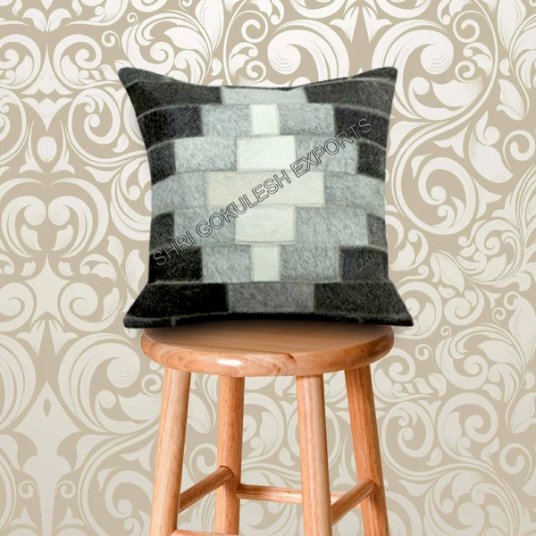 100% Leather Luxury Pillow Cushion Covers Wholesale Christmas For Car House Office