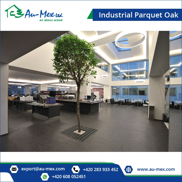 Premium Quality Durable Industrial Parquet Oak Solid Wood Flooring 22.8x8x160 mm