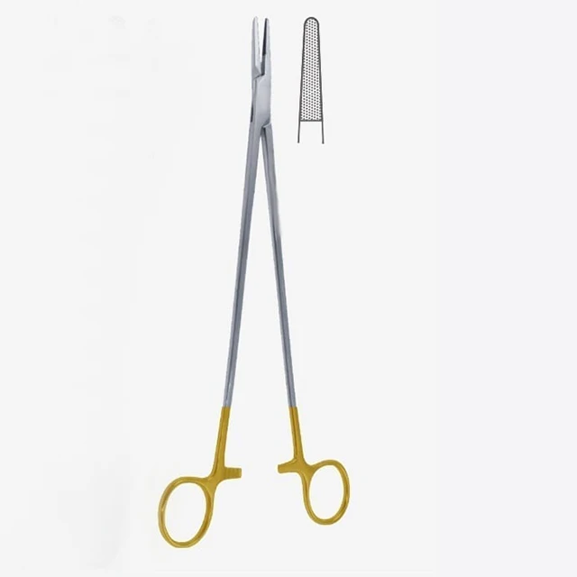 Хирургические инструменты держатели игл и продеватели держатель Wangensteen кольцо для пальца ручки из нержавеющей стали.