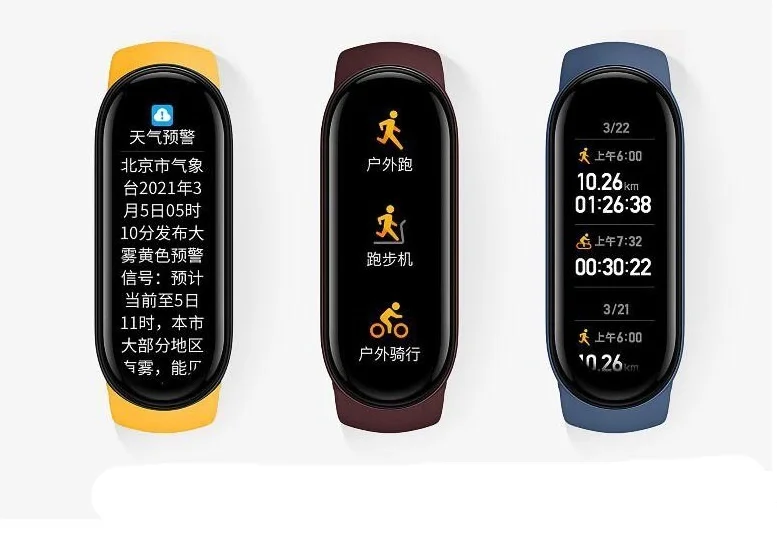 Xiaomi Mi Band 6 Sport Wristband Heart Rate Fitness Tracker AMOLED Screen Smart Band 5 Colorful Bracelet