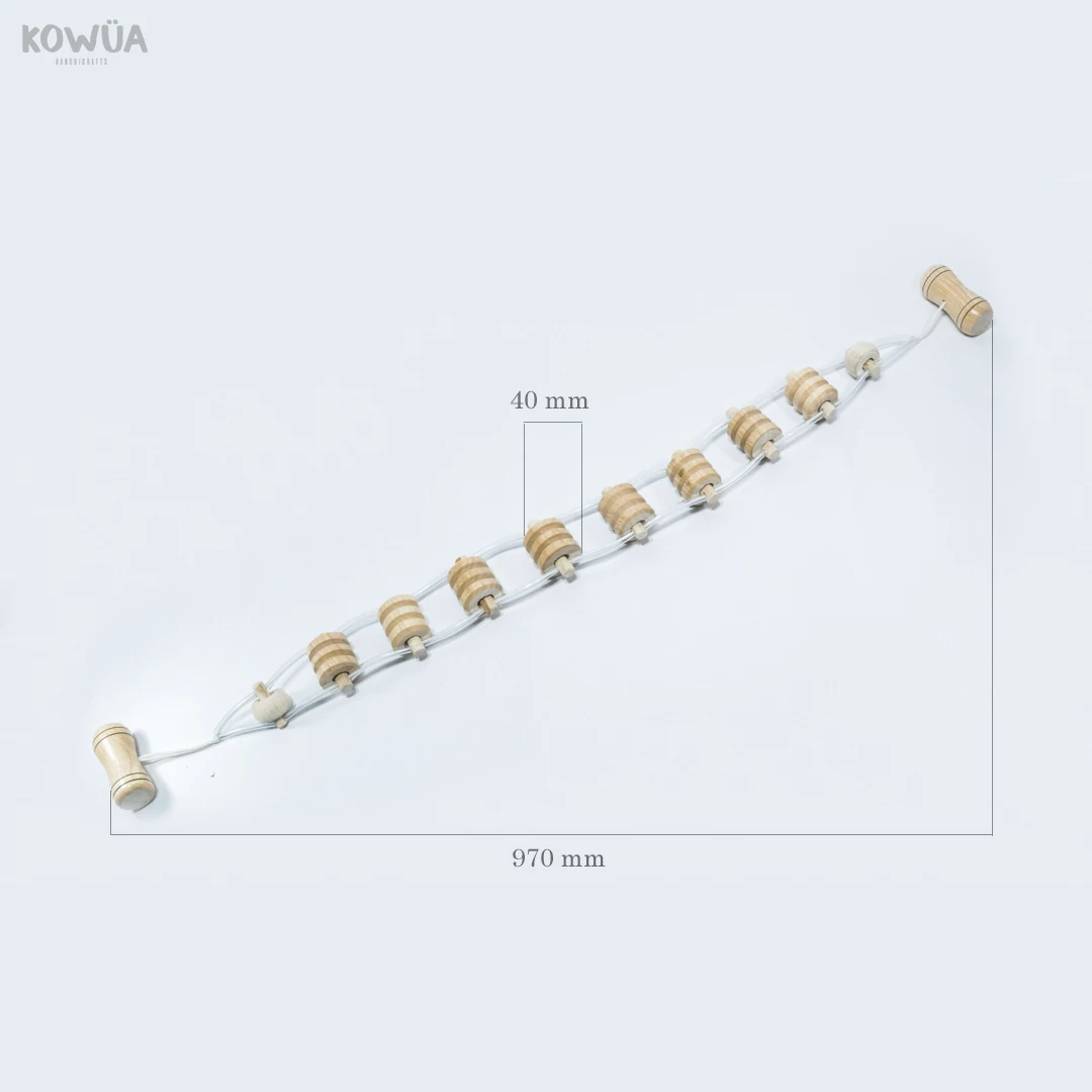 Пояс-ролик деревянный терапевтический инструмент, массажный пояс ролик для тела, деревянный терапевтический ролик