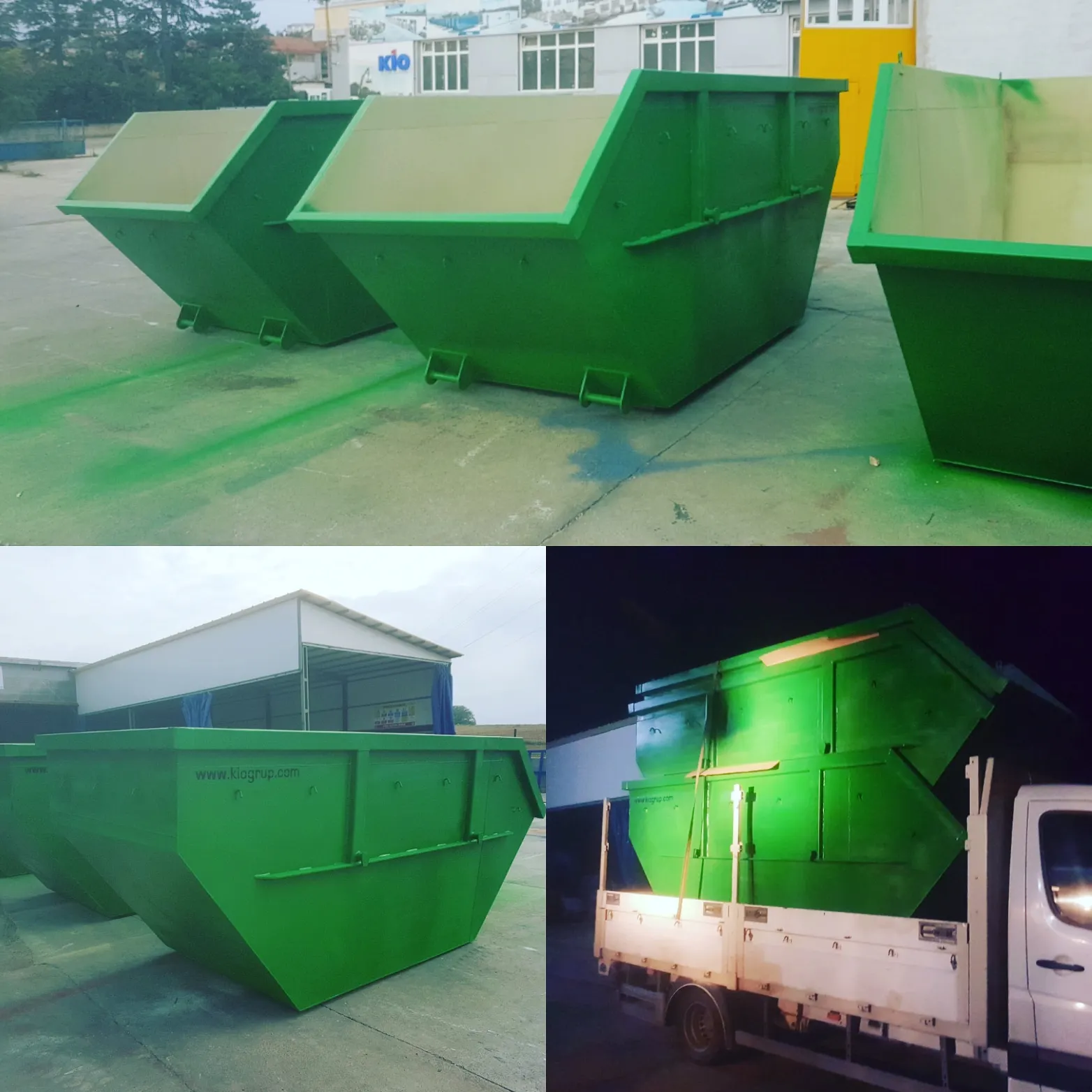 
10 yard Skip bin Metal Skip container 