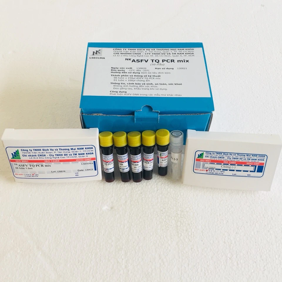 
ASFV african Swine Flu Virus on Pig and Cow Real Time PCR detection kit 