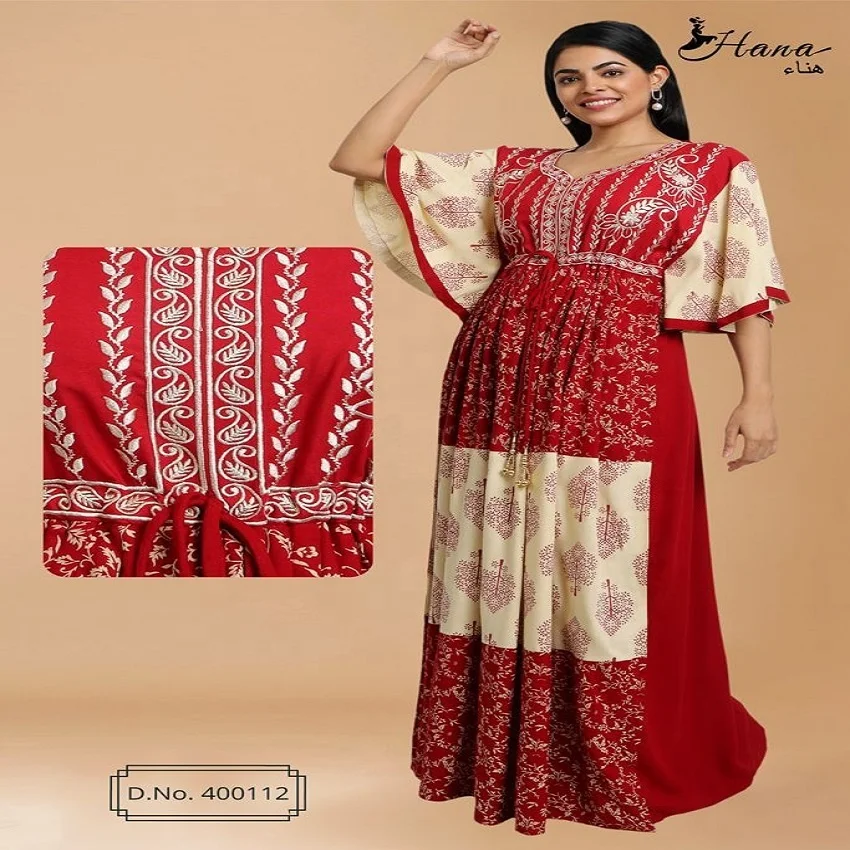 new modern fashionable abayas designs high quality floral print muslim clothes women maxi dress long gown kaftans