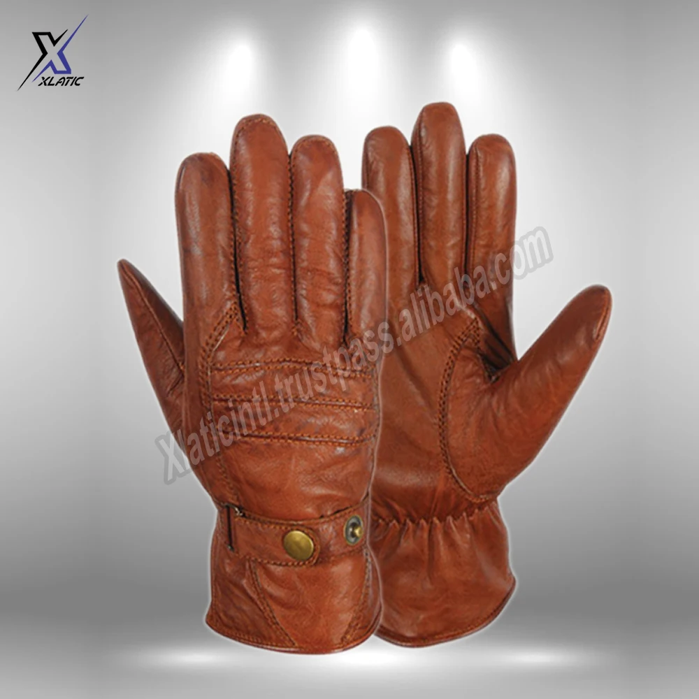 Hot sale men full fashion dressing and offices use genuine cowhide or deer skin leather men and women gloves
