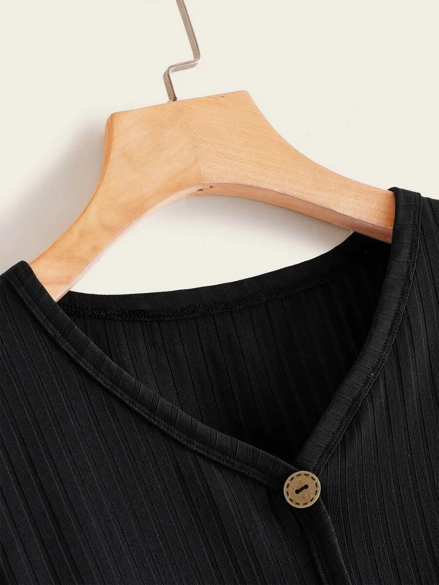  Оптовая продажа высококачественные однотонные укороченные топы с длинным рукавом