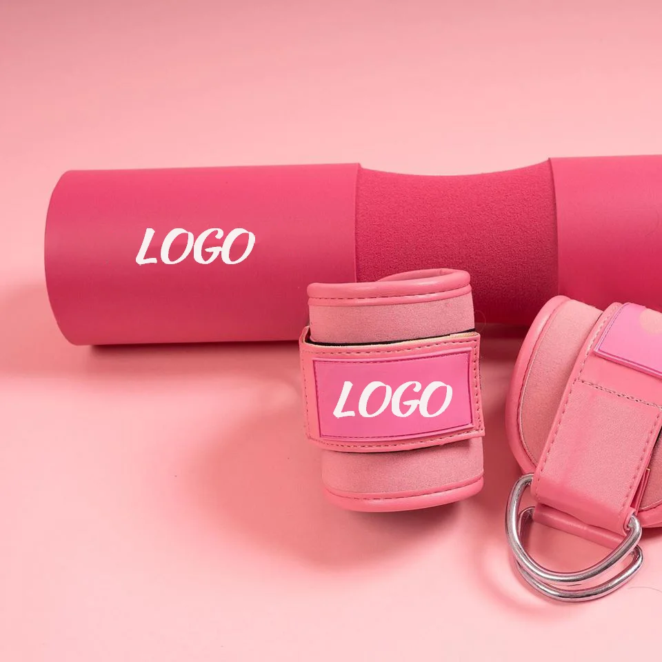 Cable Workout Balance Trainer Exercise Fitness Double D-ring Stretch Ankle Straps