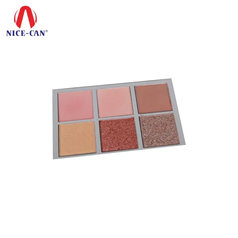 high quality factory price high quality tin box eyeshadow tin pans  with lid