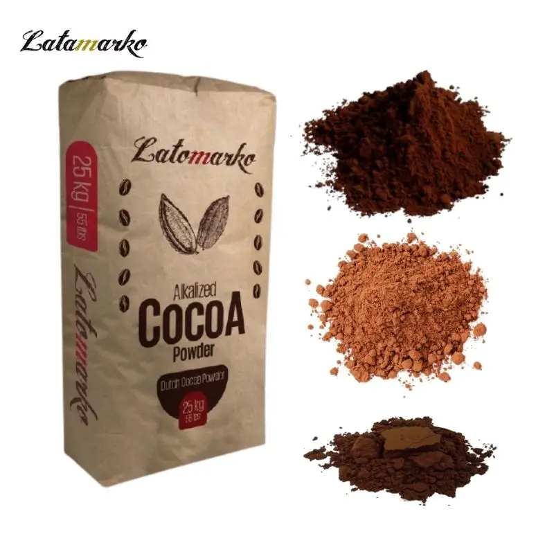 50 dark chocolate cocoa powder  organic cocoa powder brands Dark Brown Alkalized Cocoa Powder Fat 10-12%