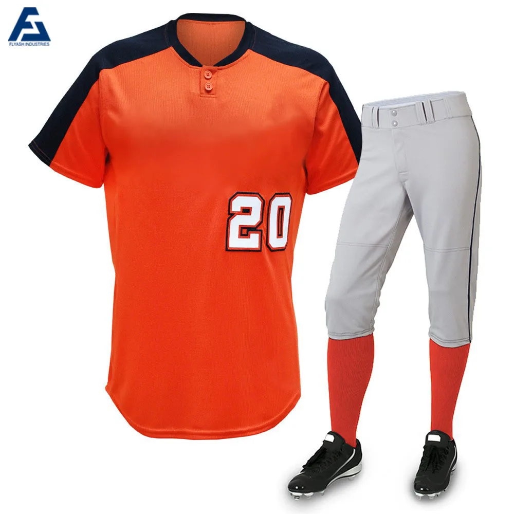 Baseball Uniform New Arrival High Quality Custom Made Baseball & Softball 100% Polyester Baseball Uniform Kit