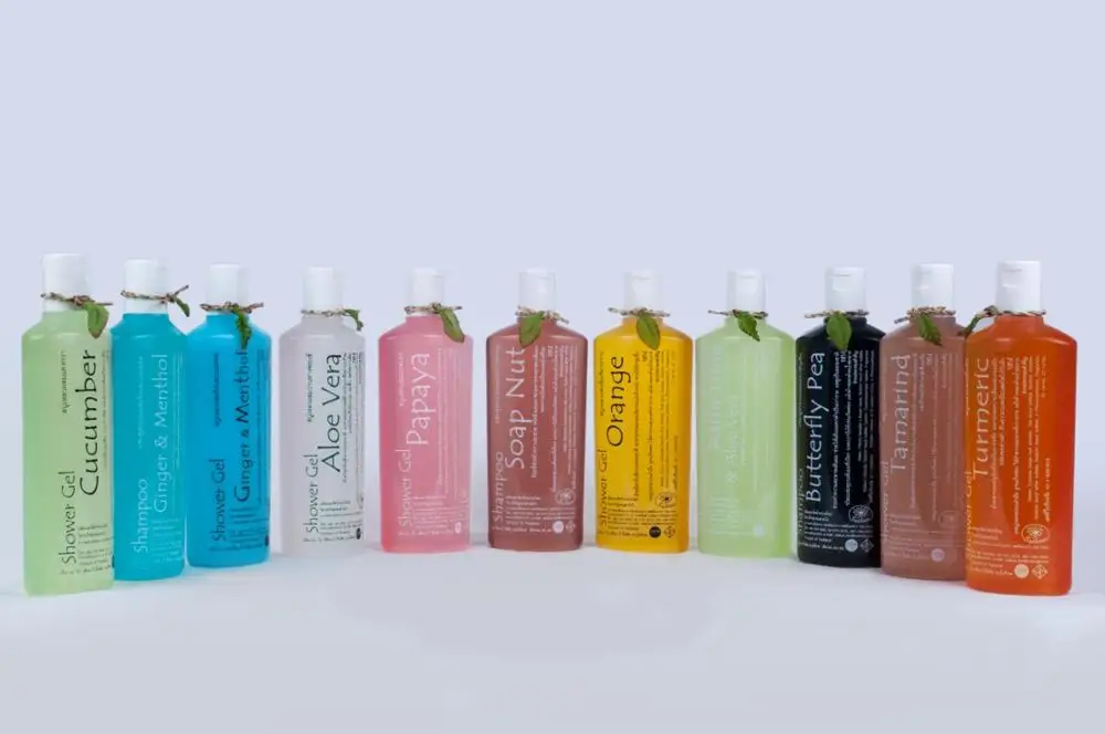 
Wholesale OEM Best Quality Butterfly Pea Shampoo, Natural Herbal Shampoo, Flower Handmade Shampoo Thailand 