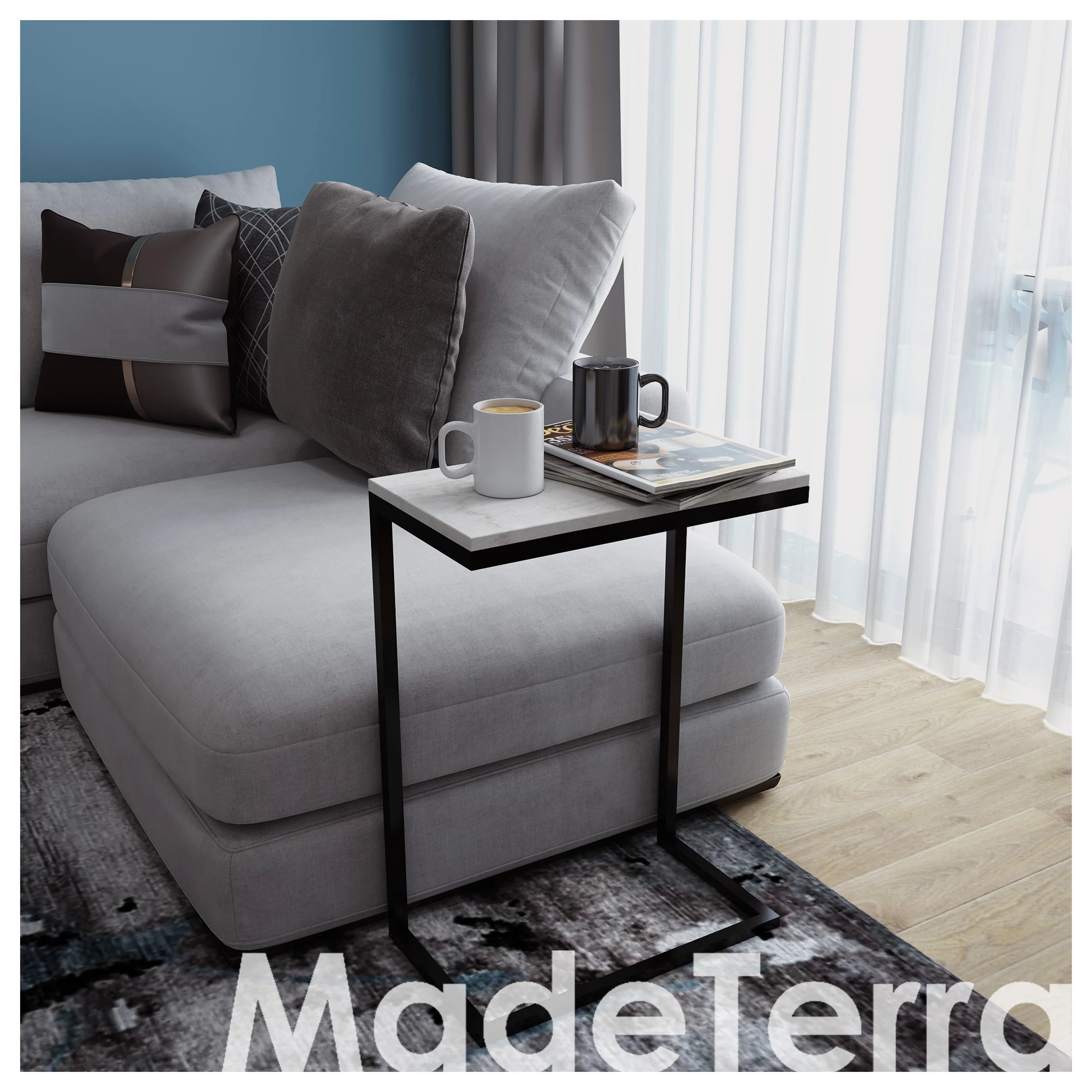  Лидер продаж столик с-образной формы для гостиной спальни и маленького дивана боковой