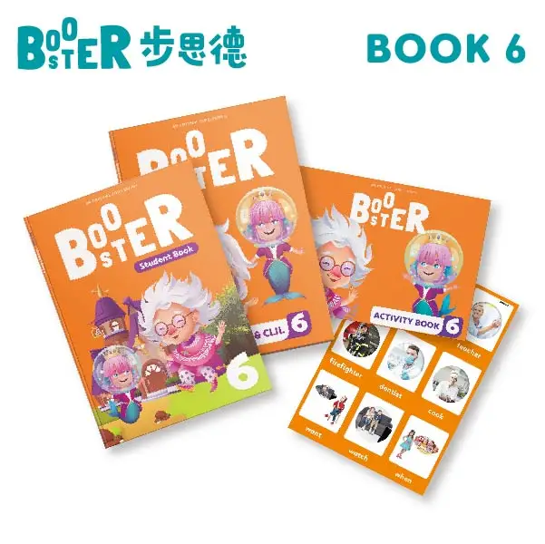 Booster Level 6 (Student Book+book+STEM Book) Children Language Learning CLIL English Books