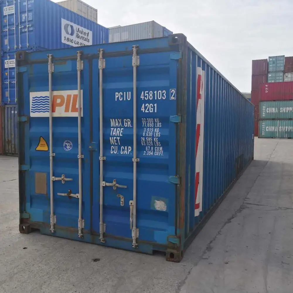 Clean Dry 20ft 40ft 40HC new empty container shipping used for