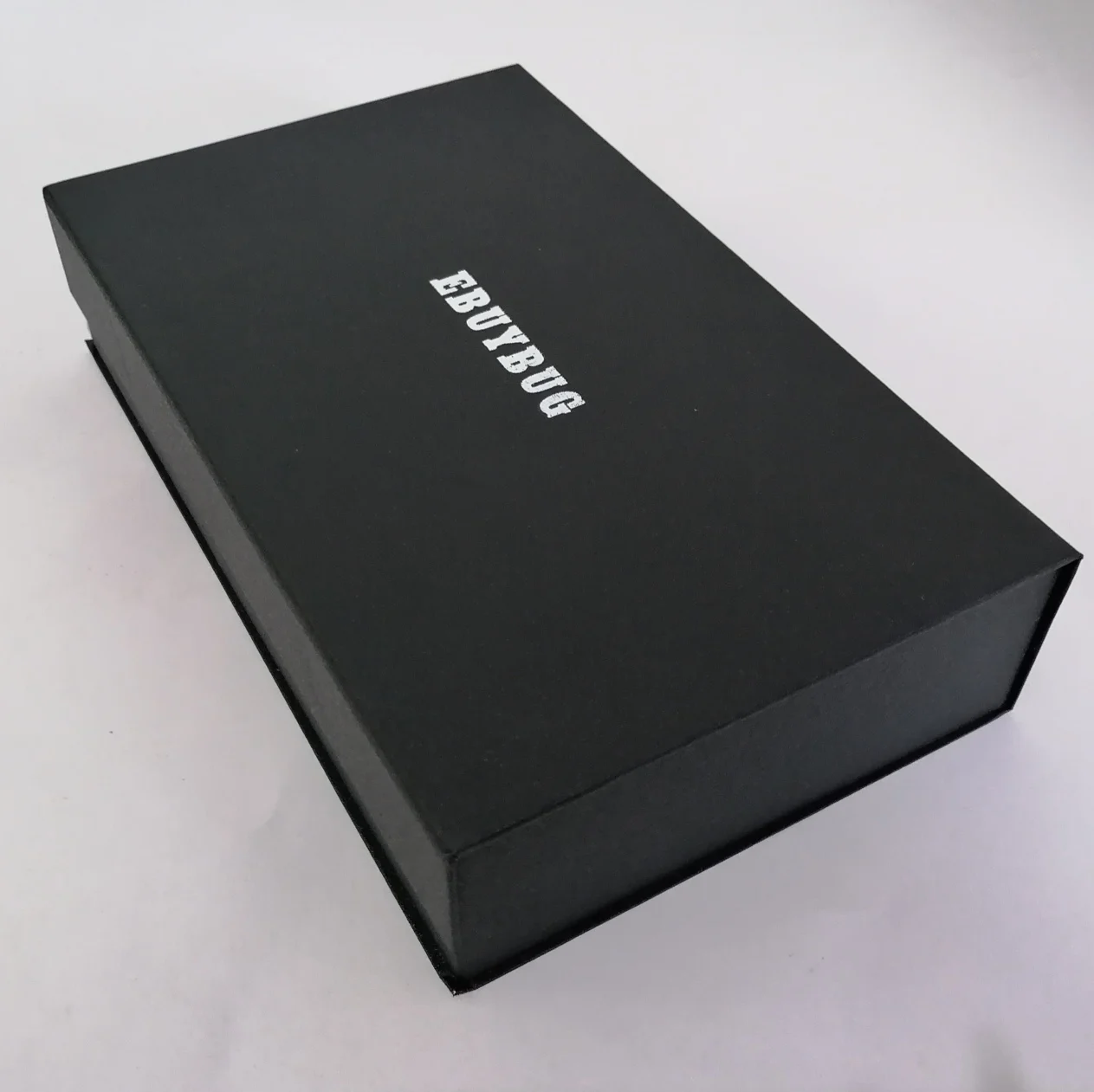 OEM Cutom LOGO Black Colour Magnet Lock Gift Box