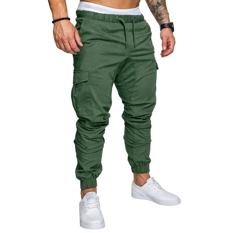 OEM service Track Pants Printed Logo Fitted Skinny Cotton Yoga Trouser Running Sports Wear Gym Joggers Custom mens sweatpants