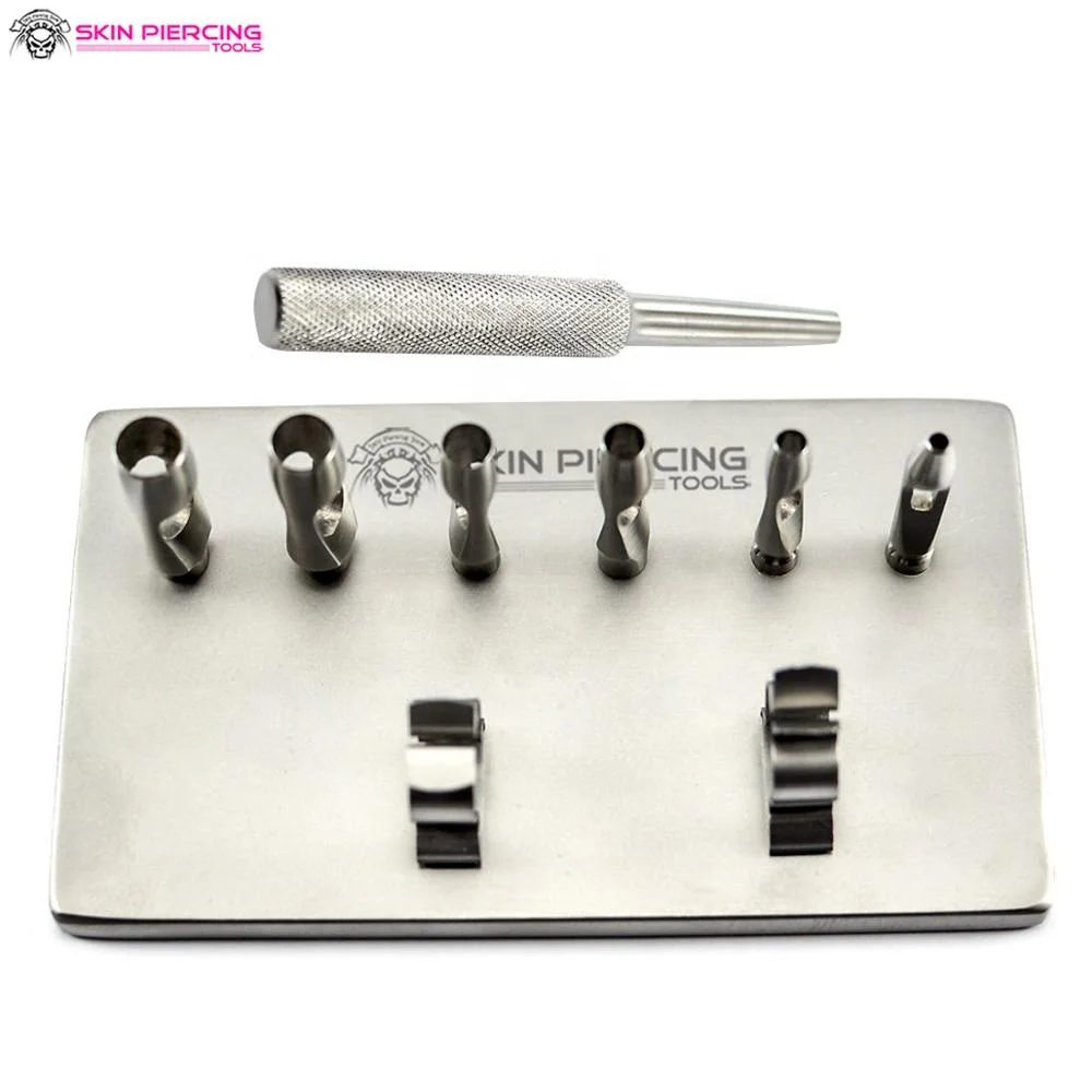 
High Quality Stainless Steel 6pcs Set of Keyes Dermal bunches, Dermal Biopsy Punch 4mm, 5mm, 6mm, 7mm 