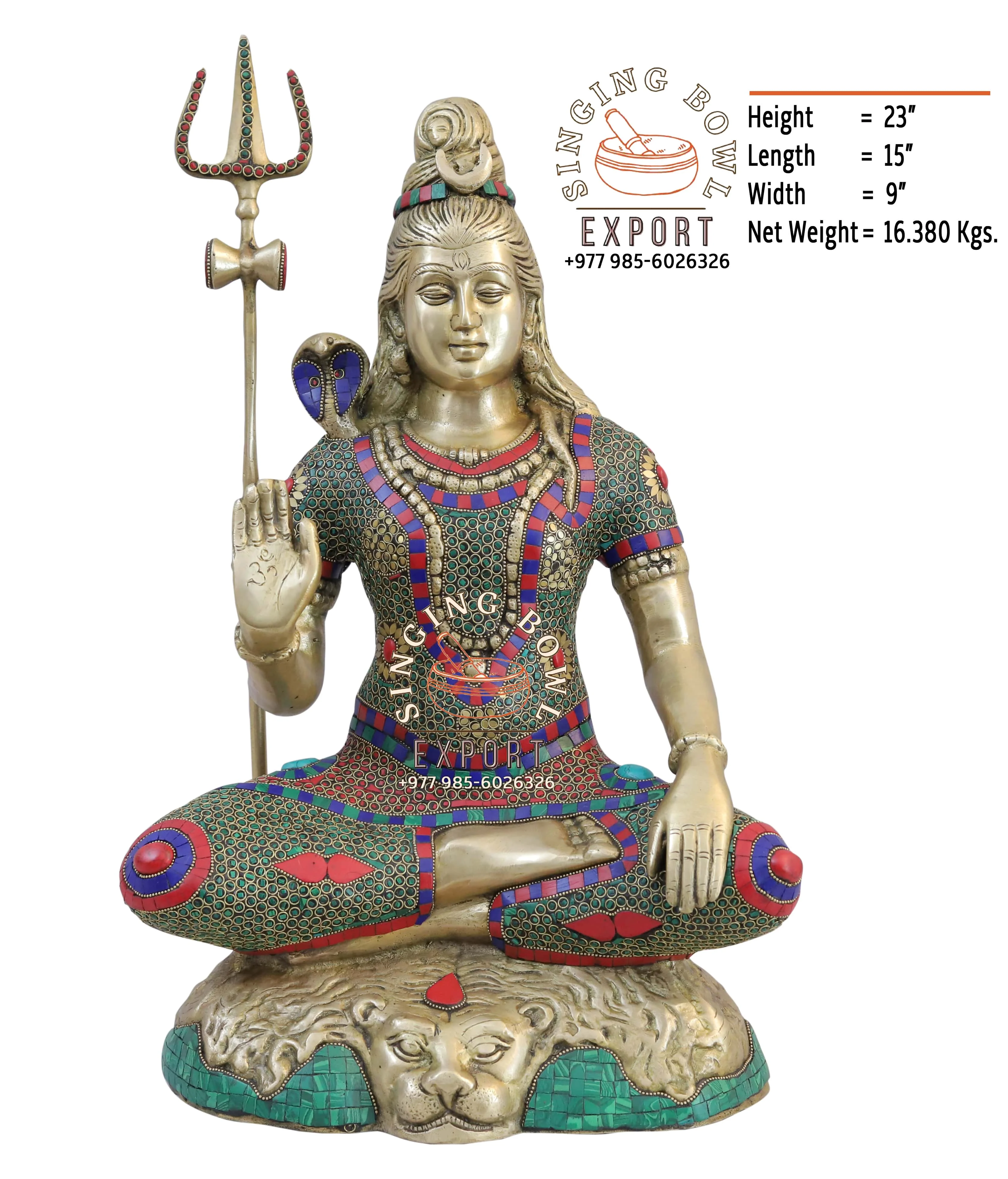 Shiva  Brass Statue | A Statue Of Lord Shiva For Cultural And Religious Purposes