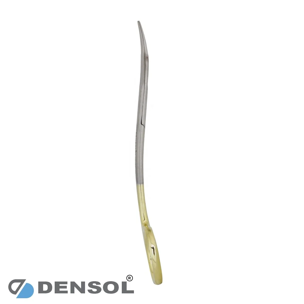 Tungsten Carbide Goldman-Fox Micro Fine Points Curved TC 13cm Dental Instruments Sharp Blade With One Side Serrated