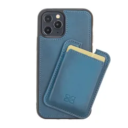 MAGGY Genuine Leather Handmade Magnetic Unisex Card Holder with RFID Protection and Color Optional