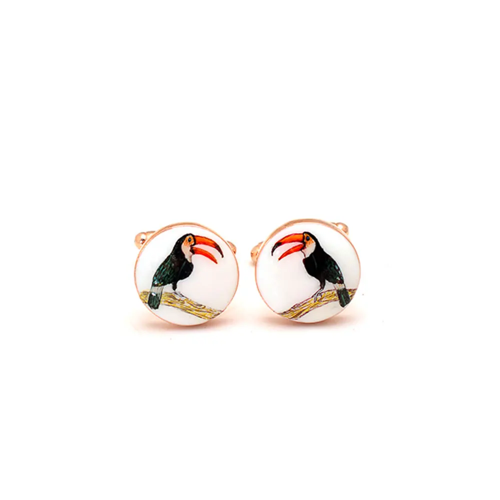 Мужские Запонки Toco Toucan Bird