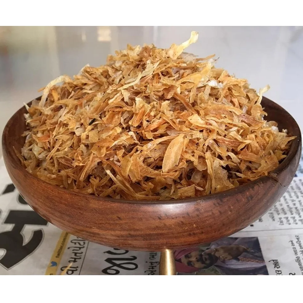 Food Grade White & Red Dehydrated Onion Flakes Wholesale Indian Natural Deep Fried Onion Flakes Buy From Indian Supplier