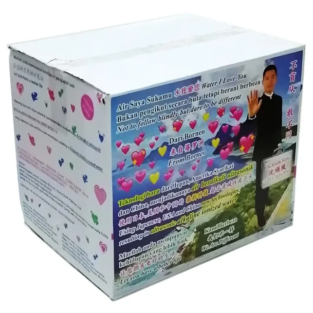 Most Recommended Ultrasonic Alkaline Ionized Water 12 Bottles Per Carton