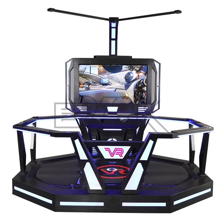 Future Technology Vr Space Walking Platform 9d Vr Simulator Arcade Game Machine for Sale Golden Ford Coin Pusher