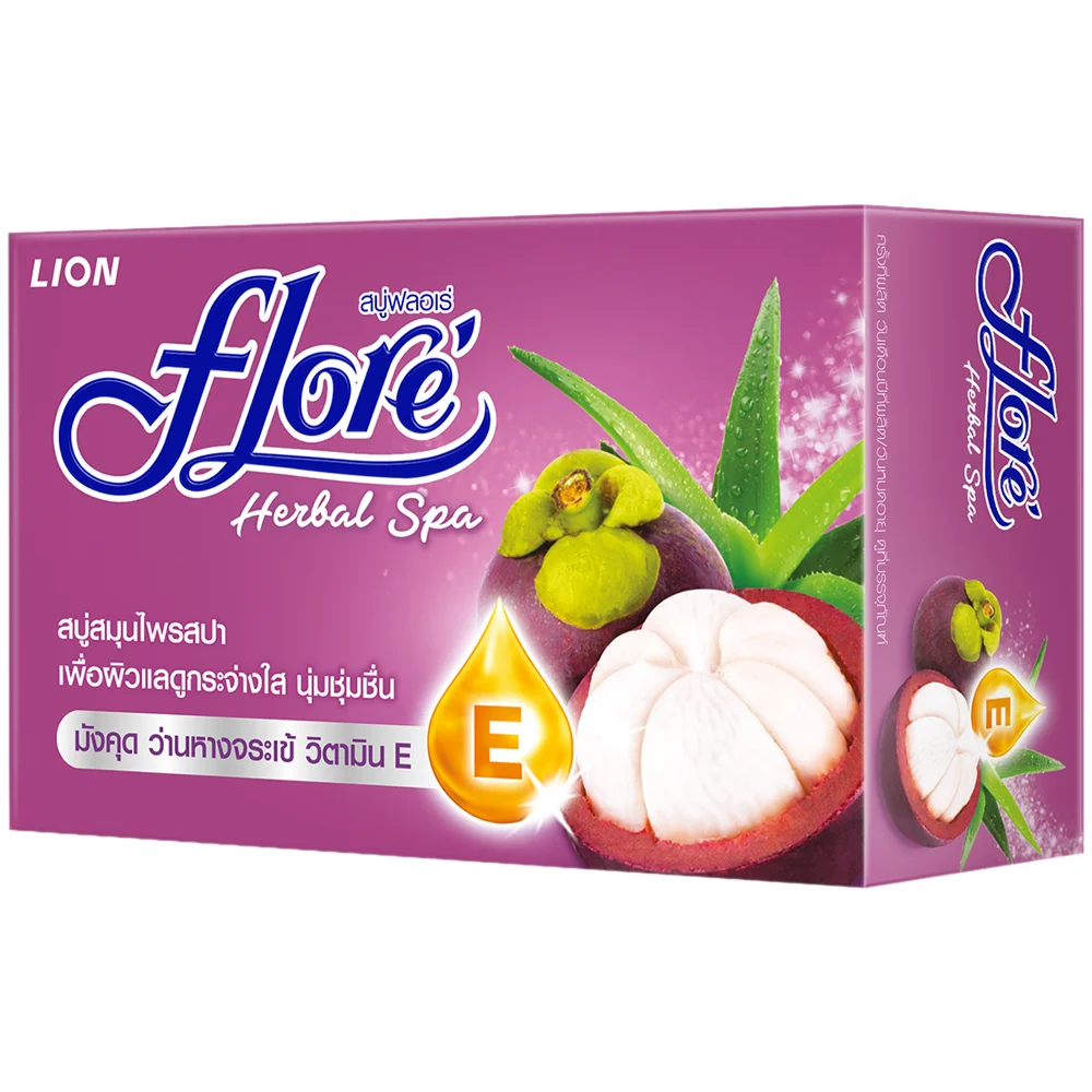 Flore Herbal Solid Soap Bar Bath Soap For Basic Cleaning Nourish the skin From Thailand