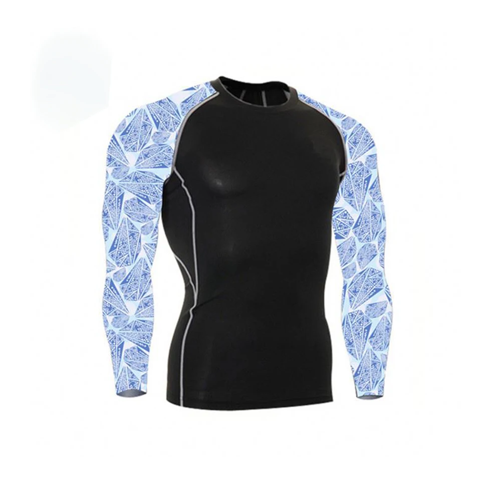 Sportswear MMA Rash Guard Black & Yellow Combination O-Neck Heavy Duty Compression Shirts Spandex Made For Adults