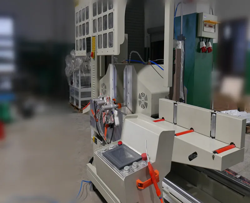 New Hot UPVC Window Fabrication PVC Profile Double Head Cutting Saw China Factory