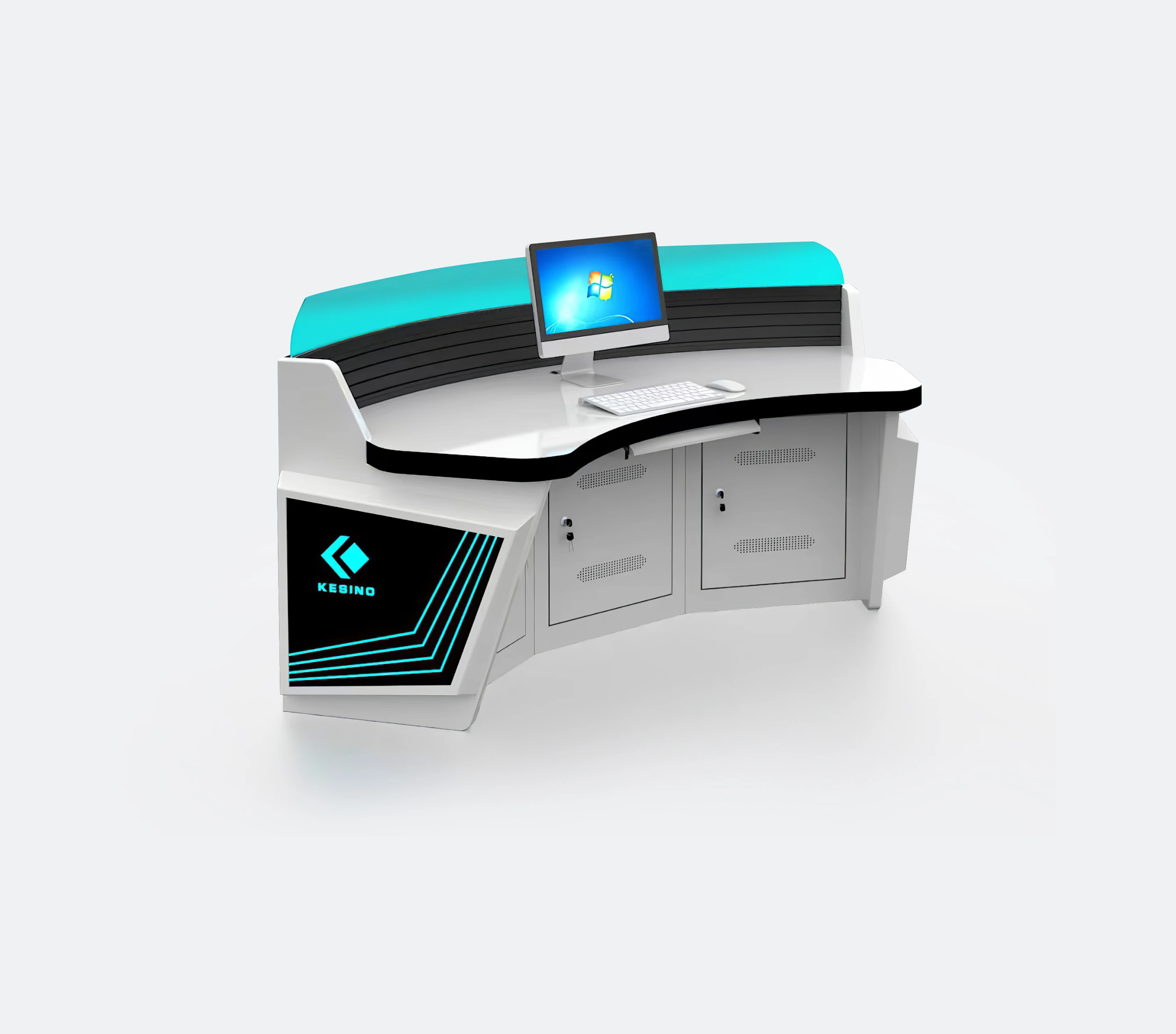 Modern Design Commercial Furniture Multimedia desk Round sectional Meeting table