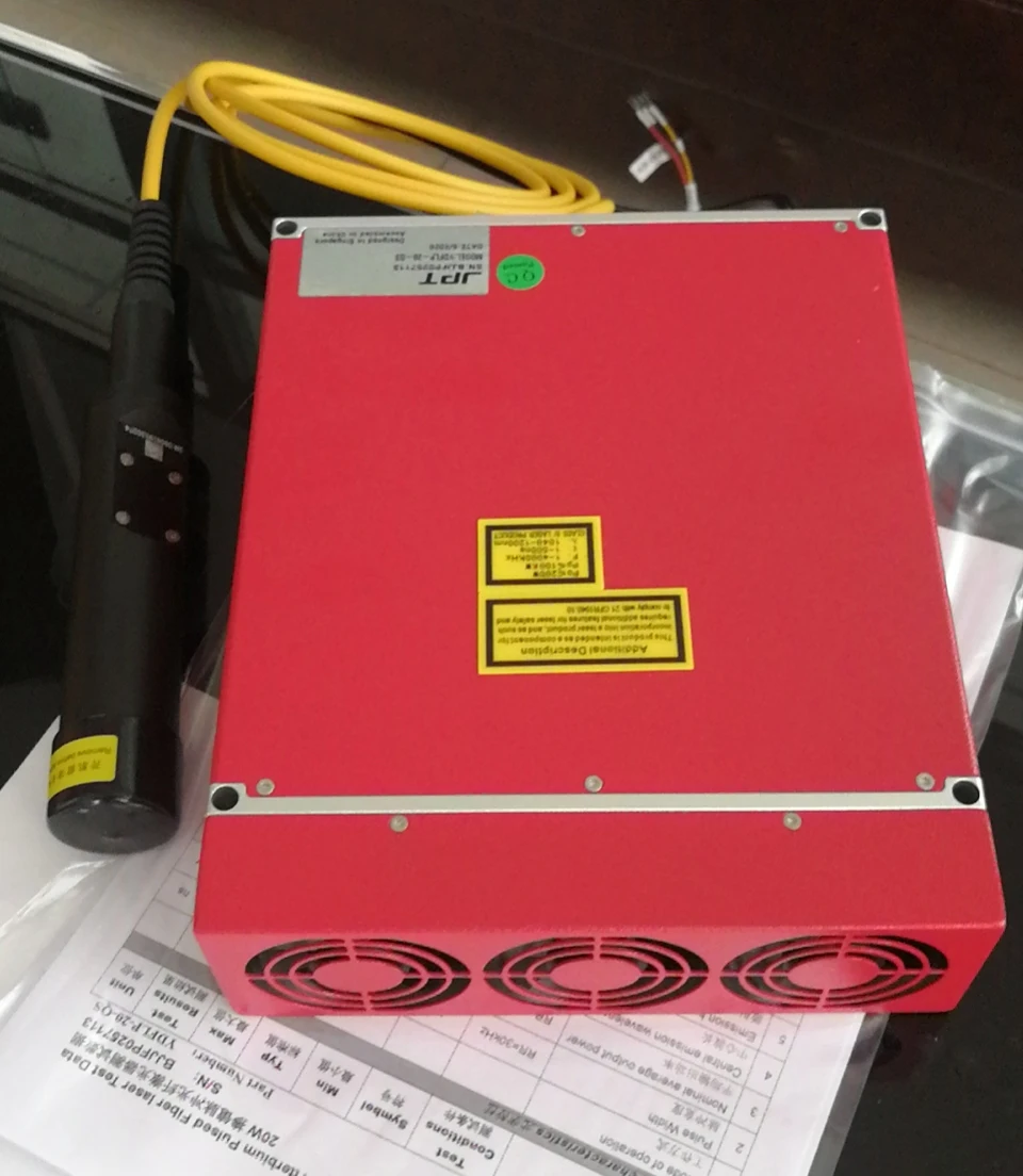 Discount Marking machinery laser source 20w 30w 50w JPT laser power fiber laser source price