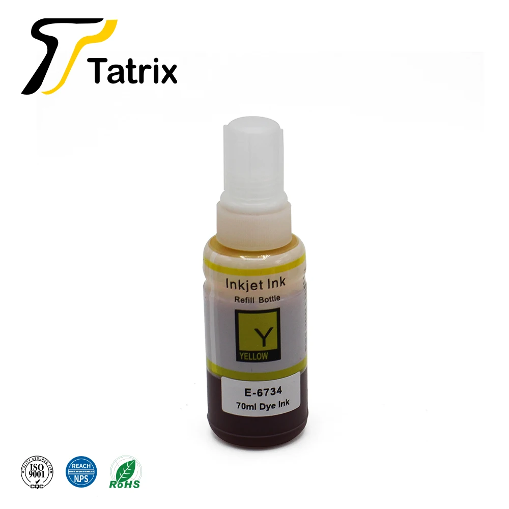 Чернила Tatrix RTS T6731 на водной основе совместимые с экологически чистыми красками 673 T673 - T6736 для Epson