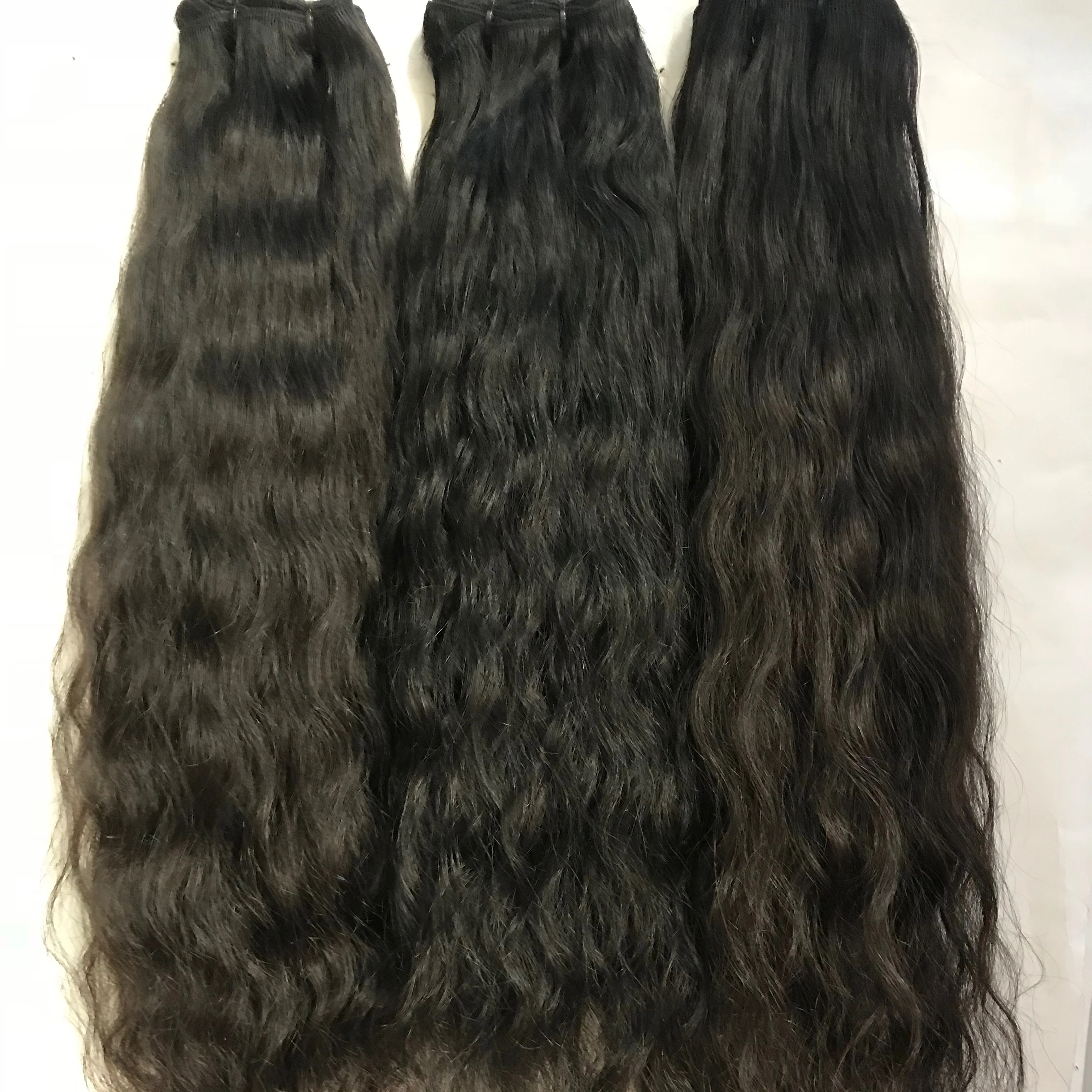Buy Newly Fashionable 100 Virgin Unprocessed Remy Semi Human Hair Single Donor Raw Hair For Low Prices by Suppliers