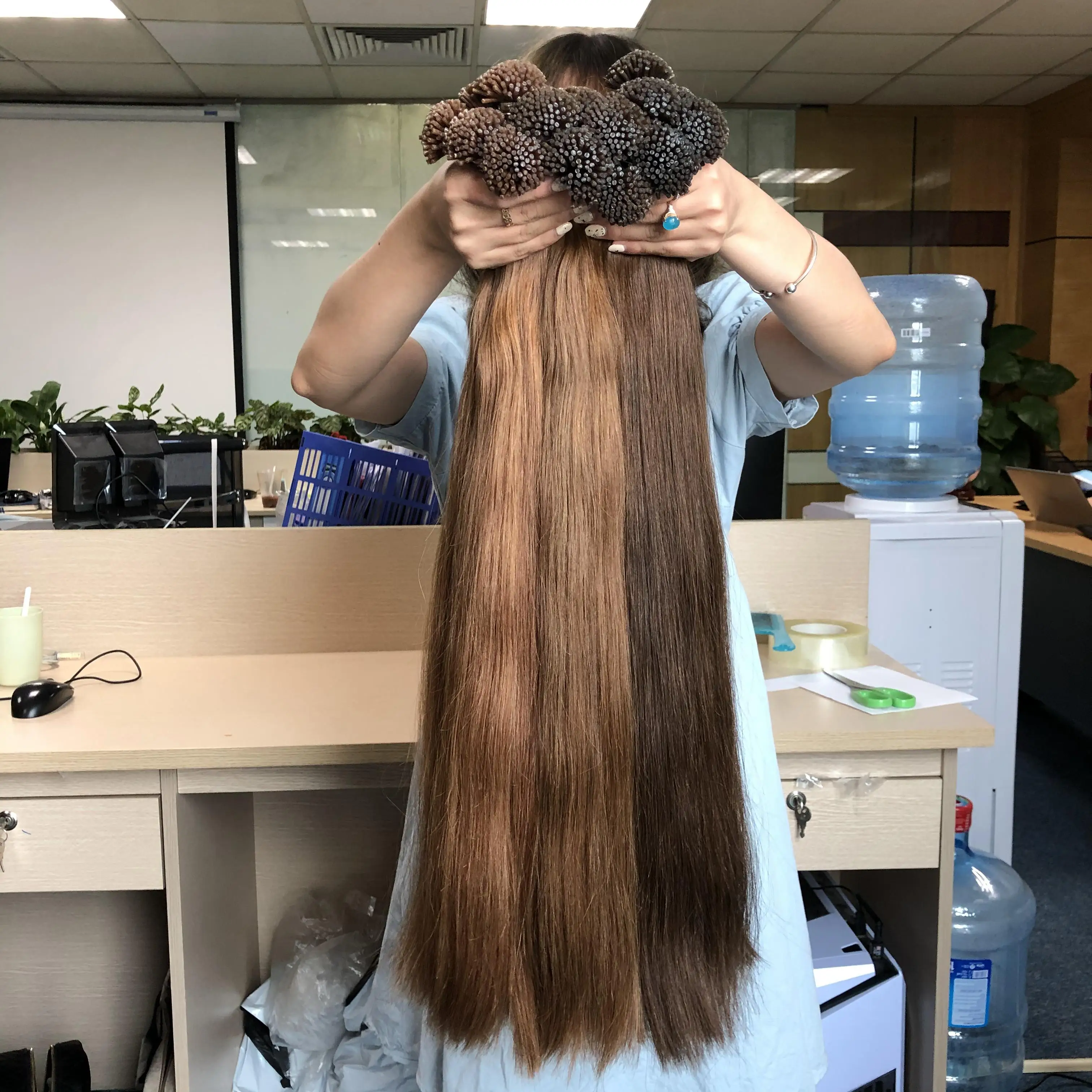 Кератиновые волосы для наращивания кератиновые 100% оптовая цена вьетнамские