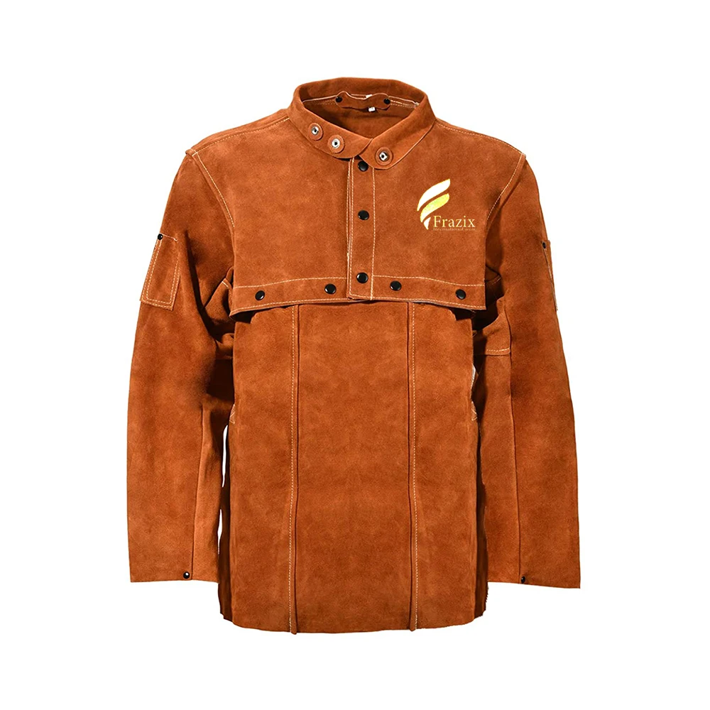 Split leather Welding Apron Welders Jacket Cow Leather Apron Welding Safety
