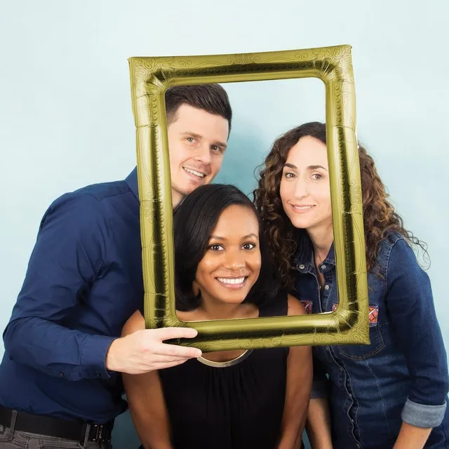 Gold Antique Balloon Photo Frame