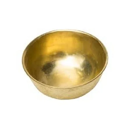 Handmade Customized Shape And Size Pedicure Bowl Gold Color Brass Manicure Bowl For Wholesale Supplier