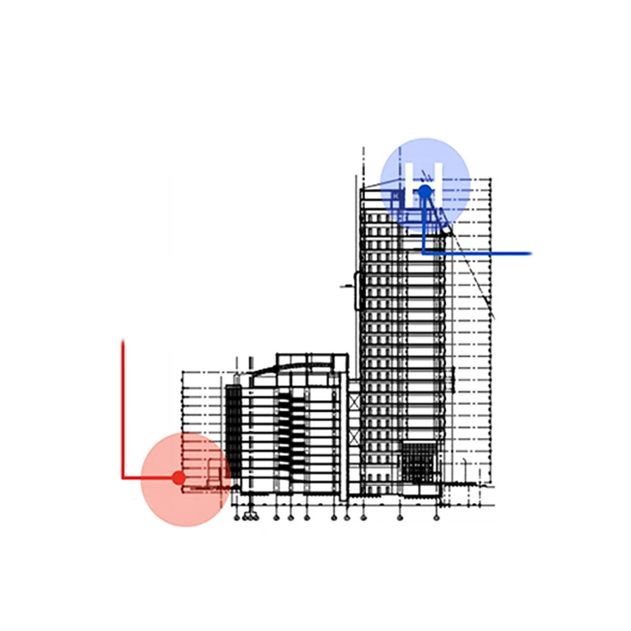 Best Place Land and 2 Buildings for Sale Near Thonglor, Bangkok Thailand Structure Multi Floor Office Buildings