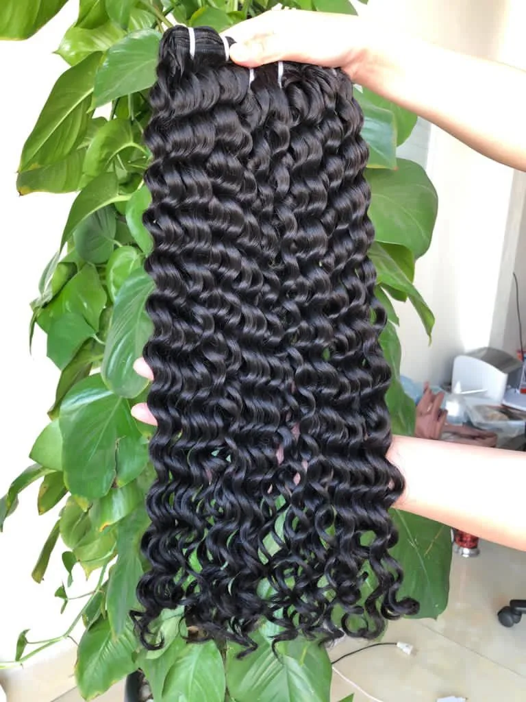 Оптовая продажа вьющиеся волосы 100% Высококачественные человеческие Вьетнам