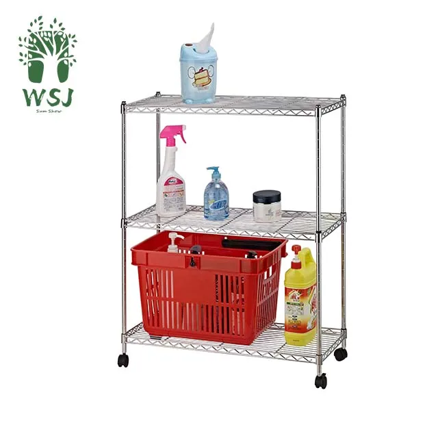 NSF Wholesale Customized Size High Quality Cheap Chrome and Powder Coating Wire Shelving/Storage Holders