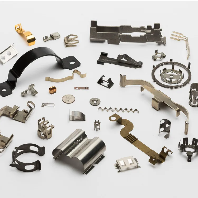 Custom Silver Plated Motor Mounts Clips With Holes Tin Plated Brass Sheet Holder Fuse Clip